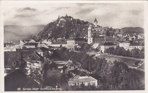 AK Graz, Mur Schlossberg.