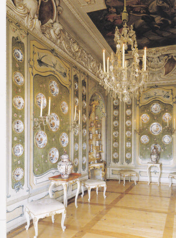Karte Schloss Eggenberg. Prunkräume, Porzellankabinett. Landesmuseum Joanneum Graz.