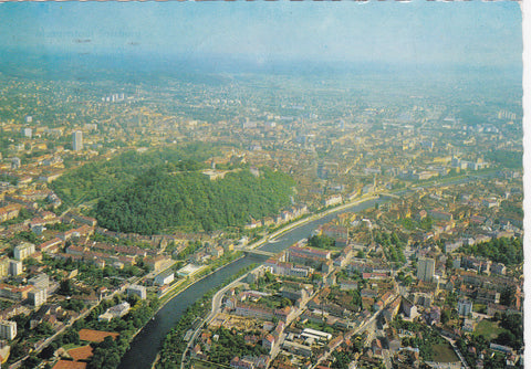 AK Graz. Blick auf Mur und Schloßberg.