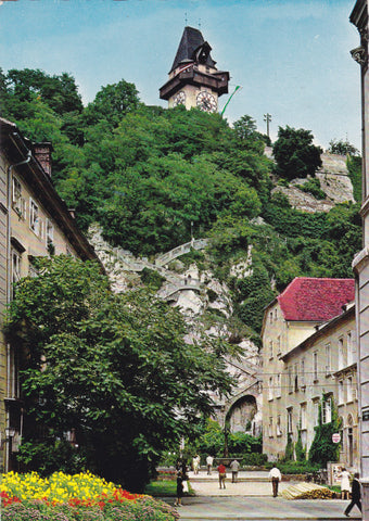 AK Graz. Schloßbergsteig.