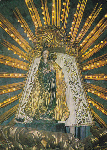 AK Gnadenstatue von Graz-Mariatrost.