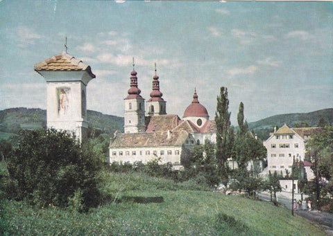 AK Graz. Wallfahrtskirche und Franziskanerkloster Maria Trost.