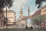 AK Graz. Platz Am Eisernen Tor mit Mariensäule und Stadtpfarrkirche.