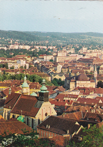 AK Graz. Blick vom Schloßberg.