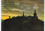 AK Graz. Blick zum Schloßberg, Mausoleum und Dom. Abendstimmung.