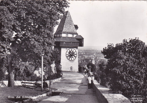 AK Graz. Am Schloßberg.