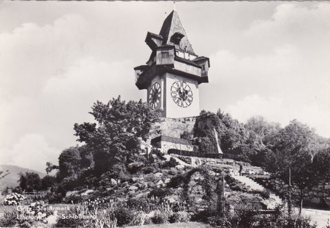 AK Graz. Uhrturm am Schloßberg.