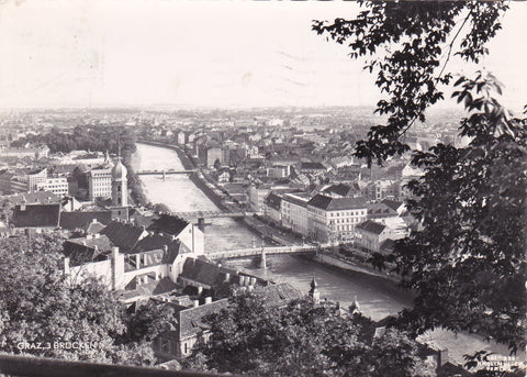 AK Graz, 3 Brücken.