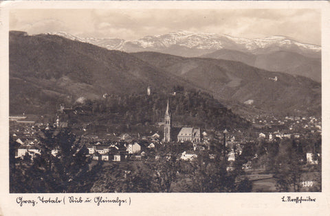 AK Graz. Totale (Stub u. Gleinalpe). (1941)