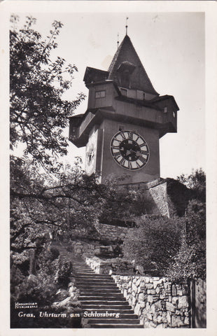 AK Graz, Uhrturm am Schlossberg. (1939)