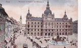 AK Graz. Hauptplatz mit Rathaus und Herrengasse. (1920-21)