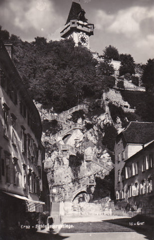 AK Graz - Schlossbergstiege.