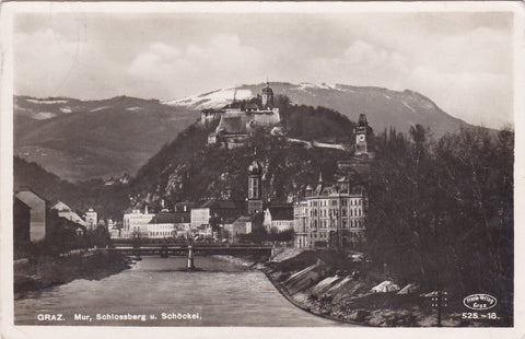 AK Graz. Mur, Schlossberg u. Schöckel. (1940-41)