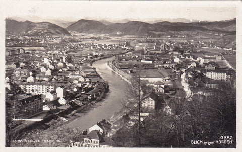 AK Graz. Blick gegen Norden. (1930)