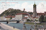 AK Graz. Schlossberg u. Franziskaner-Kirche. (1906)