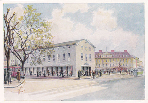 AK Graz. Jakominiplatz mit Kaufhaus Scheiner.