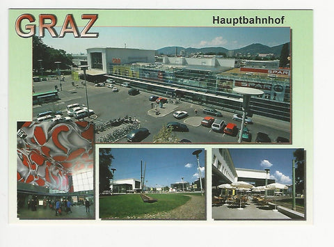 AK Graz. Hauptbahnhof.