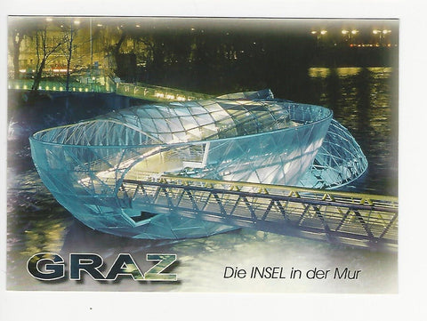AK Graz. Die Insel in der Mur. Kulturhauptstadt Europas 2003.