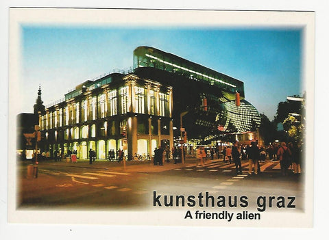 AK Graz. Kunsthaus. A friendly alien.