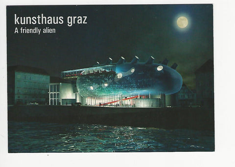 AK Graz. Kunsthaus. A friendly alien.