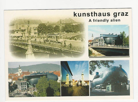 AK Graz. Kunsthaus. A friendly alien.