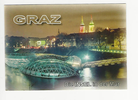 AK Graz. Die Insel in der Mur. Kulturhauptstadt Europas 2003.