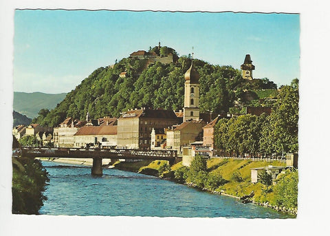 AK Graz. Blick zum Schloßberg.