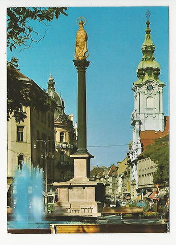 AK Graz. Mariensäule (oder Türkensäule)