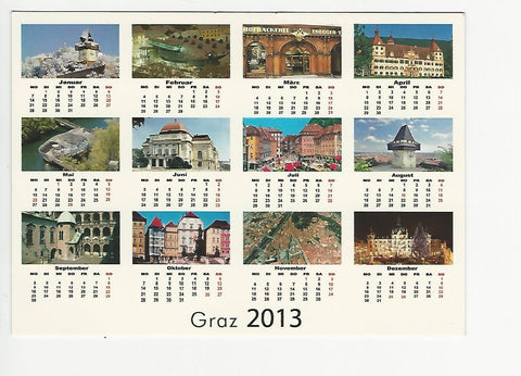 AK Graz 2013. Kalender.