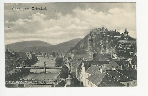 AK Graz vom Grieskai. (1905)