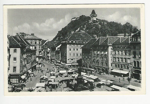 AK Graz. Hauptplatz (1956)