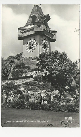 AK Graz. Uhrturm am Schloßberg.