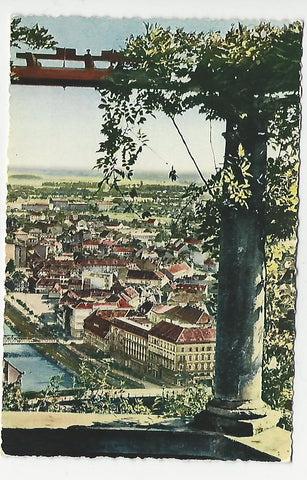 AK Graz vom Schloßberg. (1955)