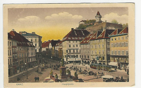 AK Graz. Hauptplatz (1919)