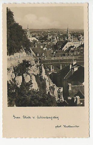 AK Graz. Blick v. Schlossbergsteig. (1941)