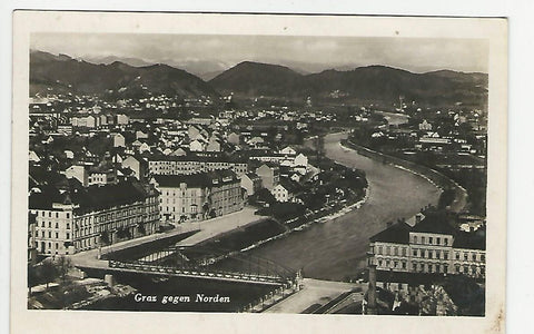 AK Graz gegen Norden. (1940)