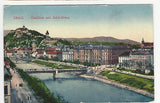 AK Graz. Stadtkai mit Schloßberg. (1917)