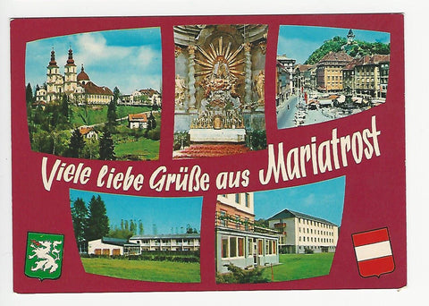 AK Viele liebe Grüße aus Mariatrost.