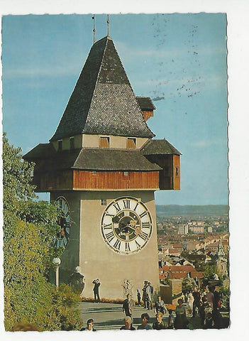 AK Graz - Uhrturm am Schloßberg.