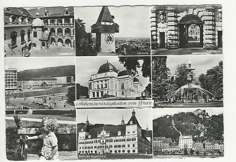 AK Sehenswürdigkeiten von Graz.