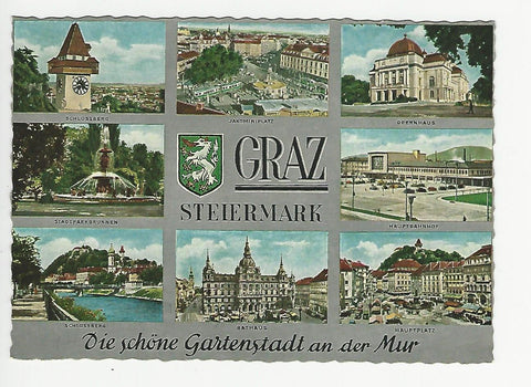 AK Graz. Die schöne Gartenstadt an der Mur. (1959)