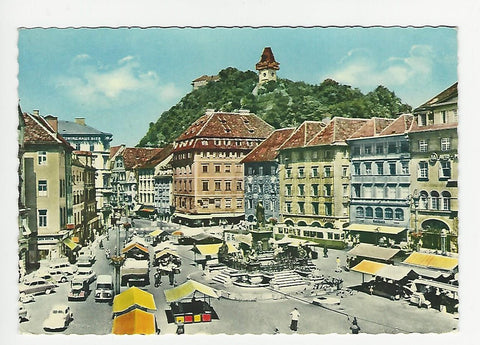 AK Graz, Hauptplatz. (1962)
