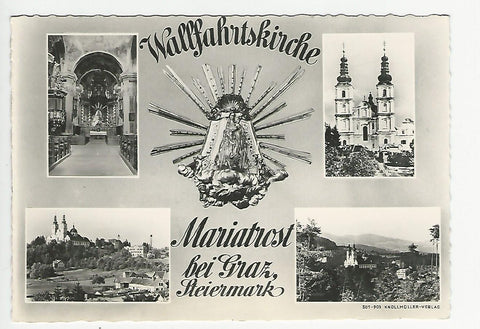 AK Wallfahrtskirche Mariatrost bei Graz. (1957)