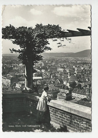AK Graz, Blick vom Schlossberg.