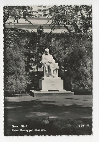 AK Graz. Peter Rosegger - Denkmal.