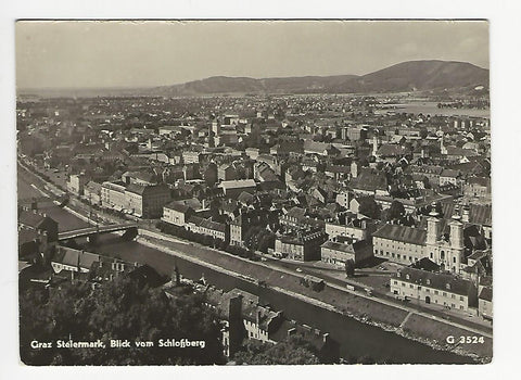 AK Graz. Blick vom Schloßberg.