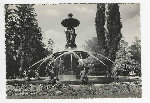 AK Graz. Stadtparkbrunnen.