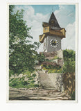AK Graz. Stadt der Volkserhebung. Uhrturm am Schloßberg.