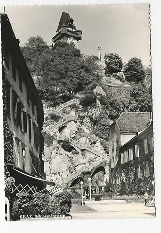 AK Graz. Schlossbergsteig.