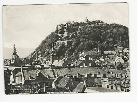 AK Graz. Blick zum Schlossberg.